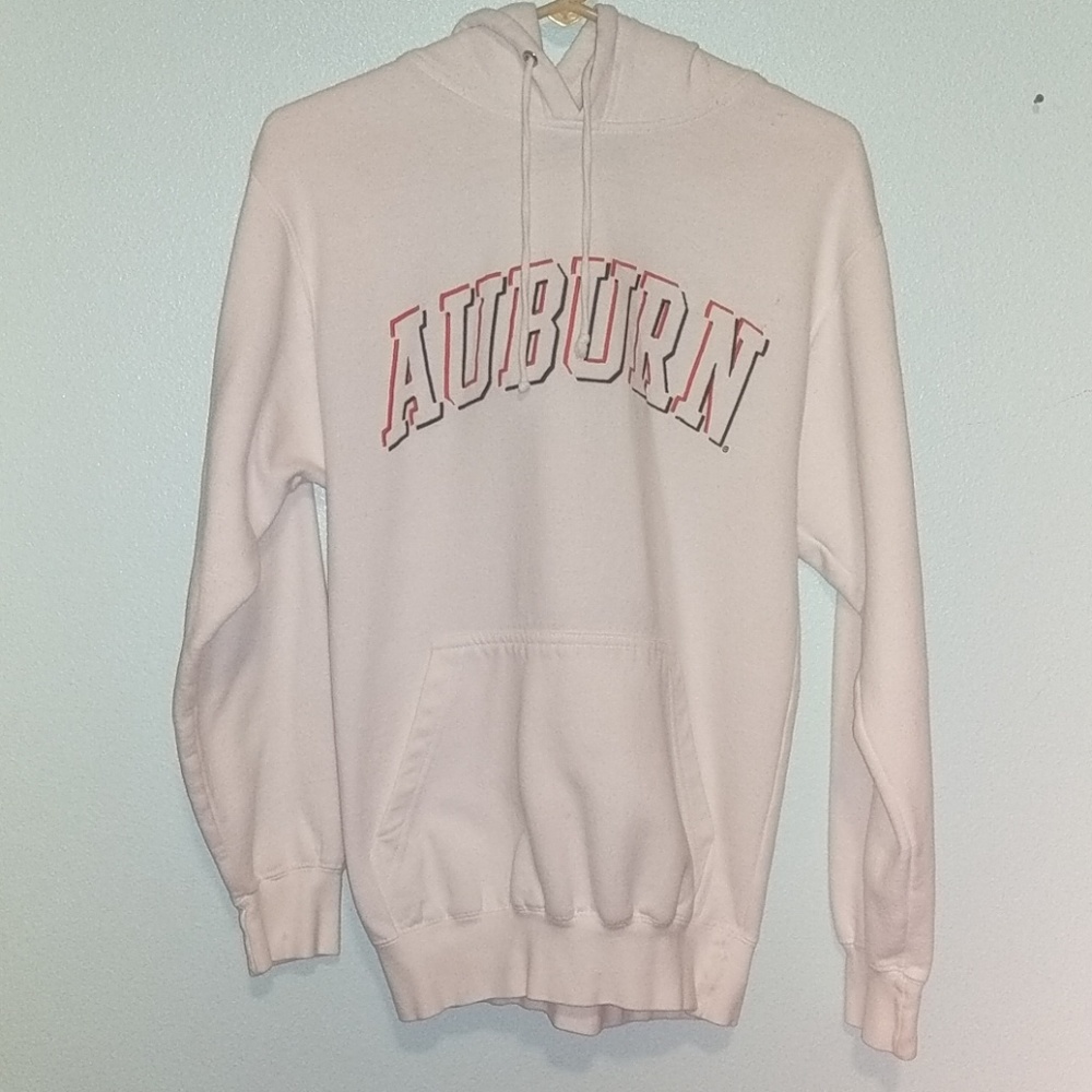 White auburn hoodie